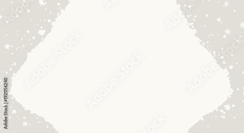 White Blank Space Isolated on Background.