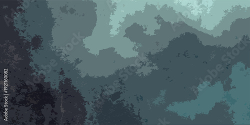 Vector Abstract teal and gray, textured digital art representing water surface with layering and gradient. Evokes serenity and depth, capturing the essence of water 