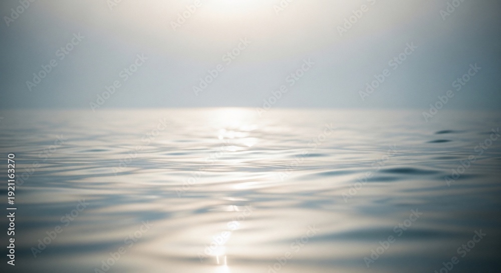Fototapeta premium Serene Ocean Waters with Gentle Ripples.