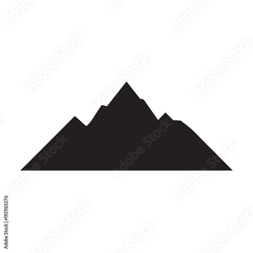 Mountain range silhouette  iconic landscape symbol  natural wonder  scenic view  mountain peaks  rugged terrain  hills  elevated landform  geography  outdoors  scenic landscape  beautiful scenery