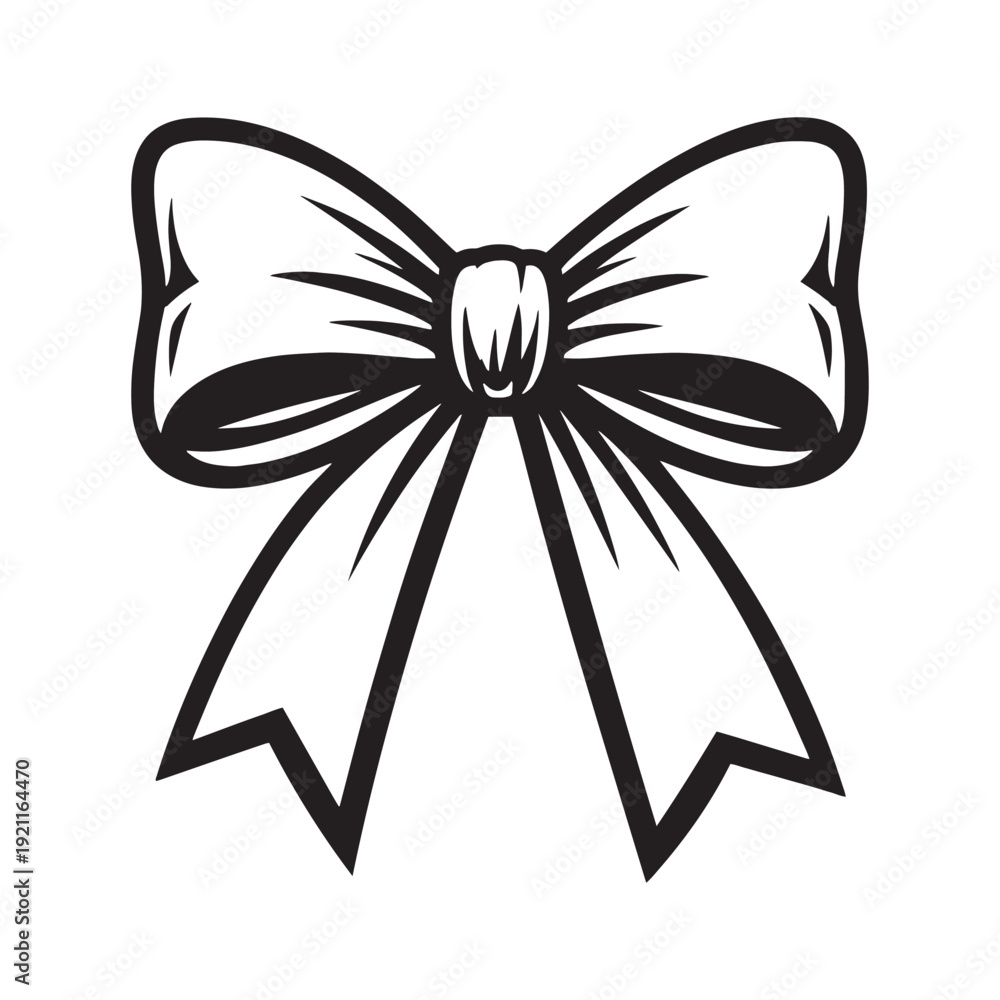 Fototapeta premium bow and ribbon vector