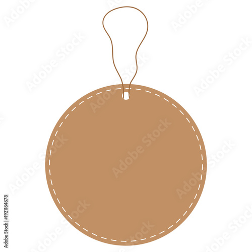 Blank Round Craft Hang Tag