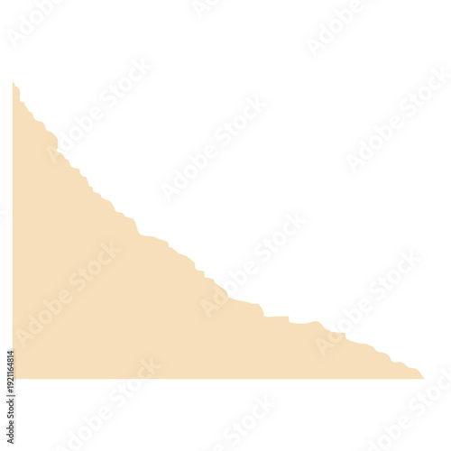 Abstract Beige Shape Element