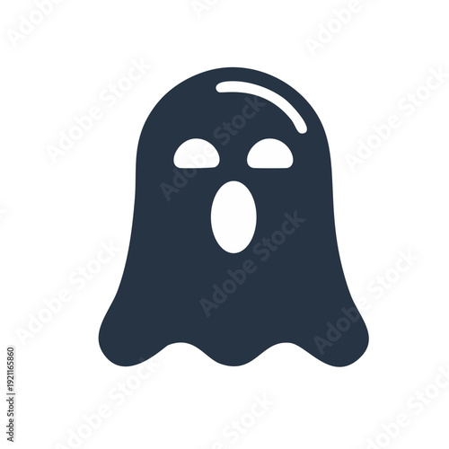 Spooky phantom graphic for Halloween celebrations and scary themed projects, perfect as a versatile vector element for digital designs and available on adobe stock
