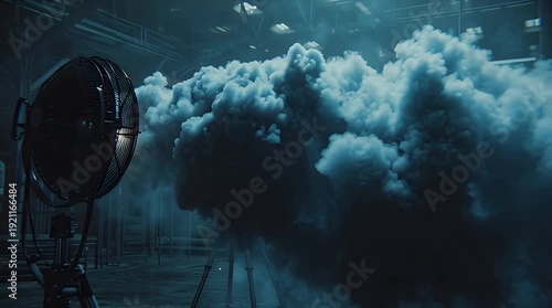 Wallpaper Mural Futuristic Carbon Capture Machine Filtering Air and Smoke Video. Torontodigital.ca