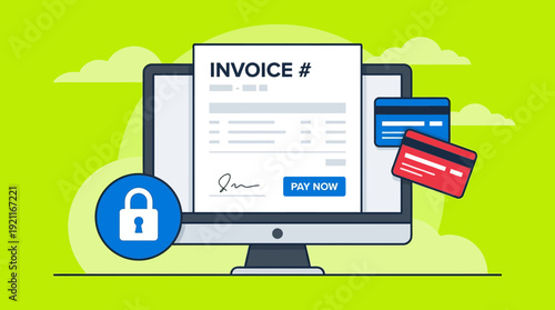 Secure Online Invoice Payment and Billing: Digital Financial Transactions with Credit Card Security