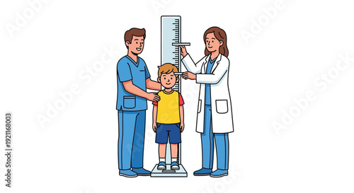 Doctors attending to patients including those using wheelchairs