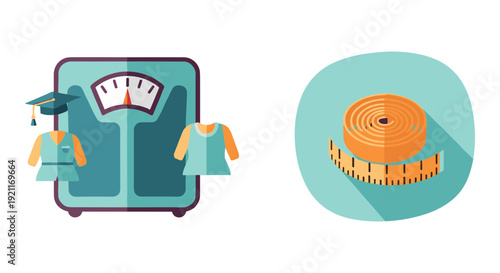 Measuring health and fitness progress with traditional tools