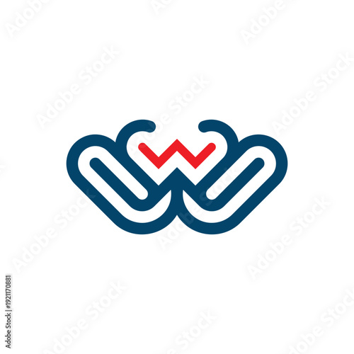 The modern handmade heart, which includes the W logo, symbolizes care, community support, and compassionate partnership.