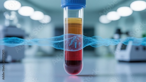 Blood collection tube macro plasma separation liquid biopsy diagnostic detail