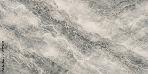 Abstract blue water surface texture reflects a cold winter sky with white clouds and frozen ice patterns for a serene nature background