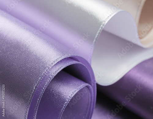 kain bahan silk berwarna ungu