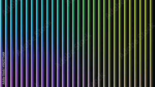 Vibrant vertical neon stripes with gradient effect