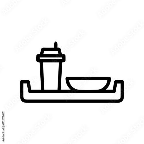 Meal Service Tray Icon