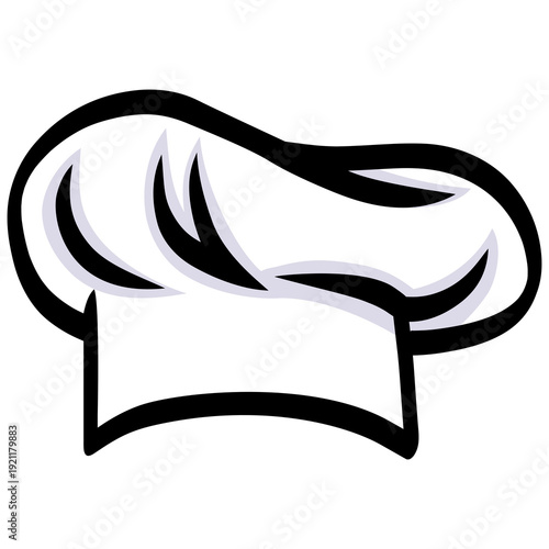 Chef Hat Cap Illustration Drawing Icon Design