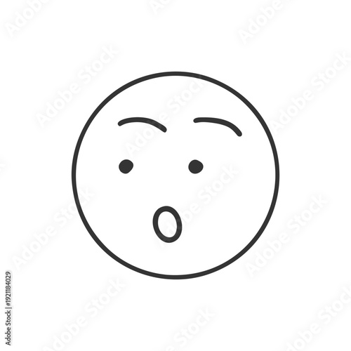 eyes looking to the right face icon　目が右を向いているシンプルな手書き表情アイコン