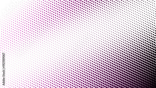 Dark Purple Gradient with Halftone Dot Abstract Background in Modern Minimal Digital Design