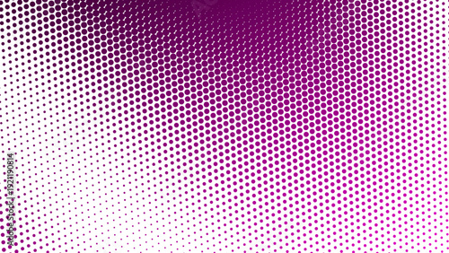 Dark Purple Gradient with Halftone Dot Abstract Background in Modern Minimal Digital Design