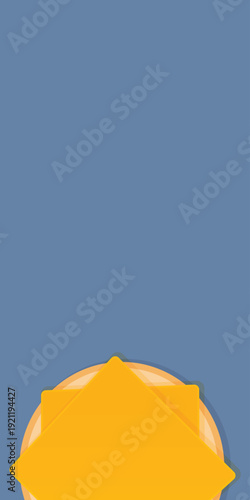 Background icon design yellow cheese burger. Food banner