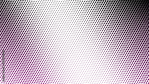 Dark Purple Gradient with Halftone Dot Abstract Background in Modern Minimal Digital Design