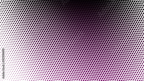 Dark Purple Gradient with Halftone Dot Abstract Background in Modern Minimal Digital Design