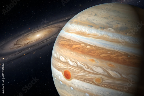 Spaceship launching near Earth and planets in space