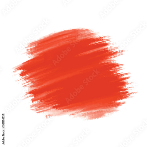 Red Grunge Paint Splash Vector Element