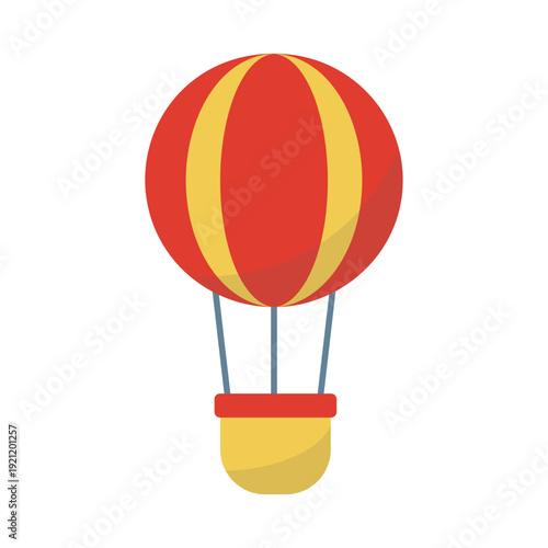 Red and Yellow Hot Air Balloon