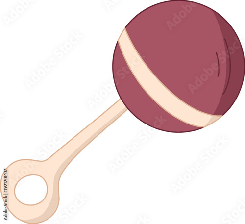 Baby shower design elements set with cute nursery accessories and toys