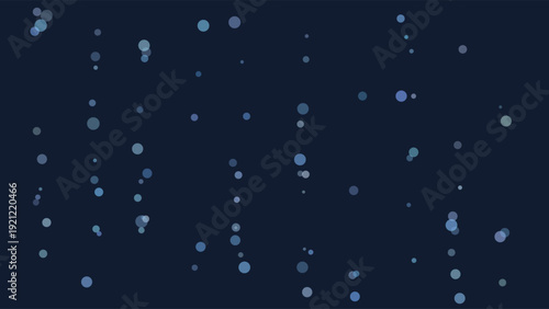 Abstract cosmic digital illustration of glowing blue nebula particles against deep space void for futuristic sci-fi design