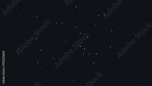 Deep cosmic night sky with twinkling stars and subtle nebula glows in ultra-dark space background for sci-fi, astronomy, and fantasy design