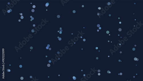 Abstract cosmic space background featuring soft glowing blue dots on deep dark backdrop for futuristic sci-fi design projects