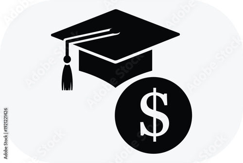 Education and financial literacy icon