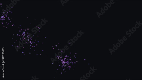 Cosmic deep space scene featuring vibrant purple nebulae clusters and scattered stars against ultra-dark void, ultra-high detail, cinematic composition, 4K resolution, futuristic sci-fi atmosphere