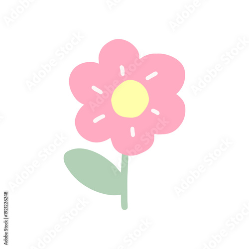 Flower graphic design vector illustration