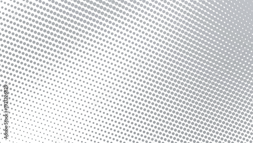 Light Grey Gradient with Halftone Dot Abstract Background in Modern Minimal Digital Style Design
