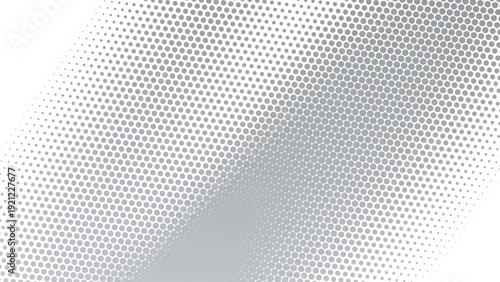 Light Grey Gradient with Halftone Dot Abstract Background in Modern Minimal Digital Style Design