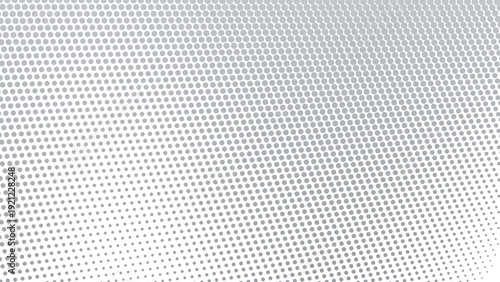 Light Grey Gradient with Halftone Dot Abstract Background in Modern Minimal Digital Style Design