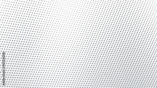 Light Grey Gradient with Halftone Dot Abstract Background in Modern Minimal Digital Style Design