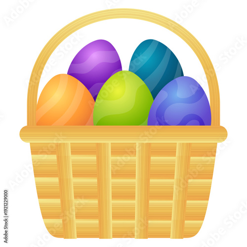 Easter Basket Illustration