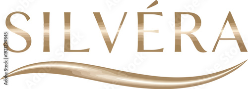 A luxurious gold logo for the Silvera brand on a white background