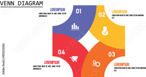 Vector infographic label design