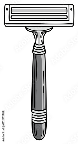 Modern Disposable Razor with Ergonomic Handle for Personal Grooming