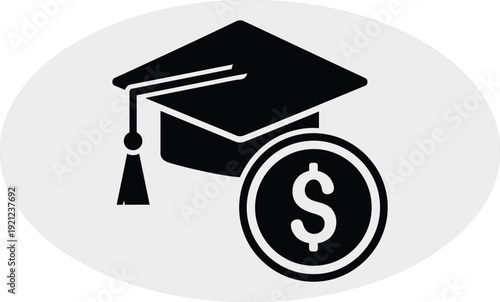 Education and financial literacy icon