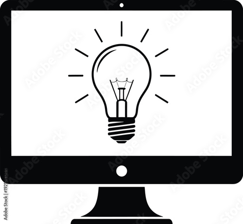 Innovative idea on computer screen