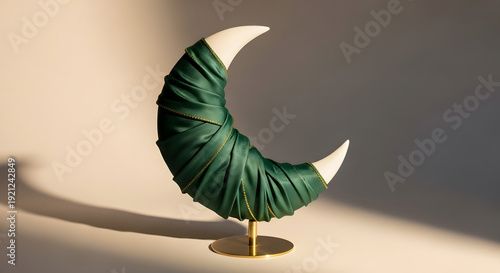 Isolated vector illustration of a 3d blue hummingbird with red feathers flying over a green leaf on a black or white background