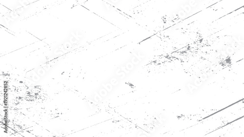 White background with scattered grey grunge textures and diagonal lines