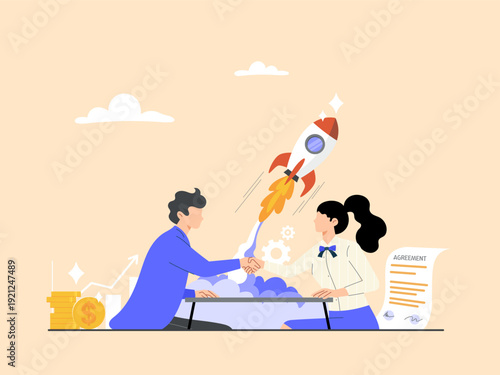 Fundraising, seeking venture capital for the sale of a business