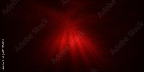 Crimson Spectacle: A mesmerizing interplay of deep shadows and vibrant crimson beams of light, igniting the visual senses and conveying a sense of intensity and allure.