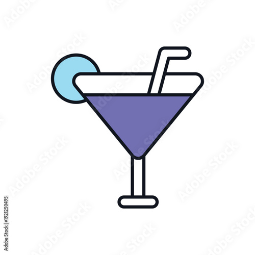 Mocktail  vector icon